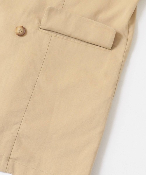URBAN RESEARCH（アーバンリサーチ）の「リネン混ハーフスリーブジャケット（その他アウター・レディース・ベージュ/ライトカーキ・FREE）」の21枚目の写真