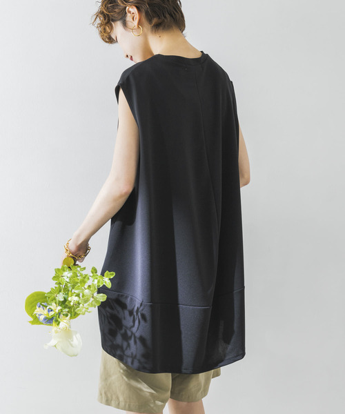 URBAN RESEARCH（アーバンリサーチ）の「ノースリーブコクーンカットソー（Tシャツ/カットソー・レディース・ブラック/ブラウン系その他/ホワイト・FREE）」の5枚目の写真