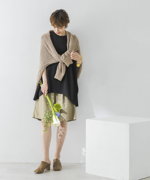 URBAN RESEARCH（アーバンリサーチ）の「ノースリーブコクーンカットソー（Tシャツ/カットソー・レディース・ブラック/ブラウン系その他/ホワイト・FREE）」の13枚目の写真