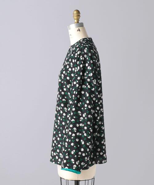 BLAMINK（ブラミンク）の「< BLAMINK（ブラミンク）> P SI FLW PRT NC LSL（シャツ/ブラウス・レディース・ブラック・38/36）」の2枚目の写真