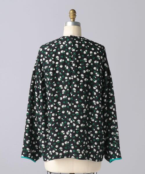 BLAMINK（ブラミンク）の「< BLAMINK（ブラミンク）> P SI FLW PRT NC LSL（シャツ/ブラウス・レディース・ブラック・38/36）」の3枚目の写真