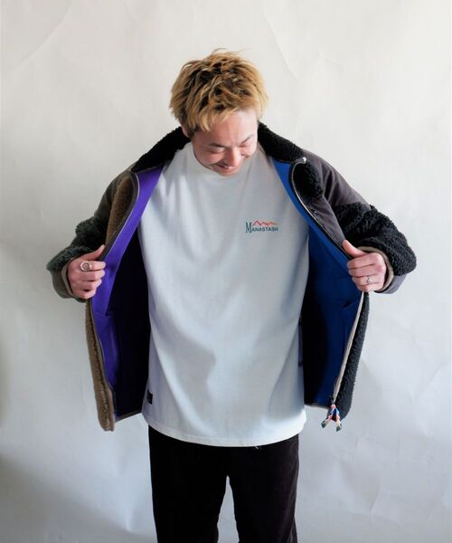 MANASTASH（マナスタッシュ）の「MANASTASH/マナスタッシュ　MT. GORILLA JACKET '21　MT.ゴリラジャケット'21　 7112104（ブルゾン・メンズ・ブラック/オリーブ/その他/ナチュラル・MEDIUM/LARGE/X-LARGE）」の10枚目の写真