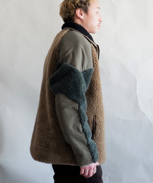 MANASTASH（マナスタッシュ）の「MANASTASH/マナスタッシュ　MT. GORILLA JACKET '21　MT.ゴリラジャケット'21　 7112104（ブルゾン・メンズ・ブラック/オリーブ/その他/ナチュラル・MEDIUM/LARGE/X-LARGE）」の22枚目の写真