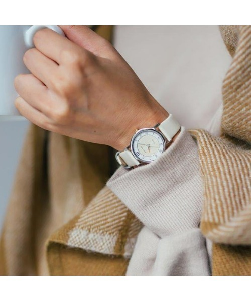 TIC TAC(チックタック)の「【DANISH DESIGN ダニッシュデザイン】ツートーンダイヤル TiCTAC専売 メンズ レディース(アナログ腕時計・メンズ・ブラウン/ネイビー系/ネイビー系2/アイボリー・ONE SIZE)」の6枚目の写真