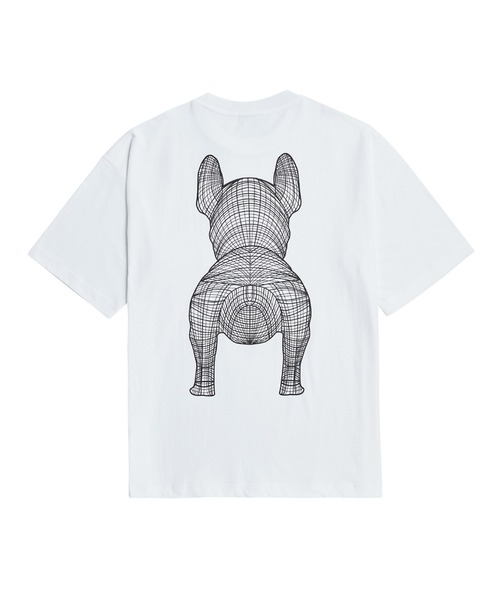 LIFE WORK（ライフワーク）の「『LIFE WORK/ライフワーク』Big Ladog Short Sleeve T-shirt/ビッグブルドックグラフィック 半袖Tシャツ（Tシャツ/カットソー・メンズ・ホワイト/ブルー/ホワイト×ブラック・M/L）」の17枚目の写真