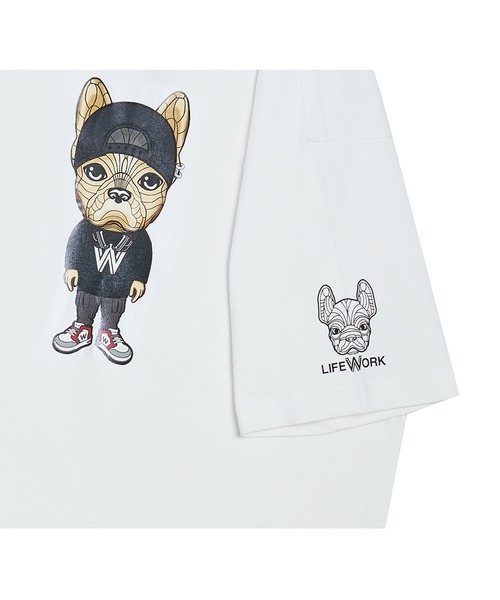 【LIFEWORK】スナップ ヒップドッグ 半袖 Tシャツ LIFE WORK（ライフワーク）の「『LIFE WORK/ライフワーク