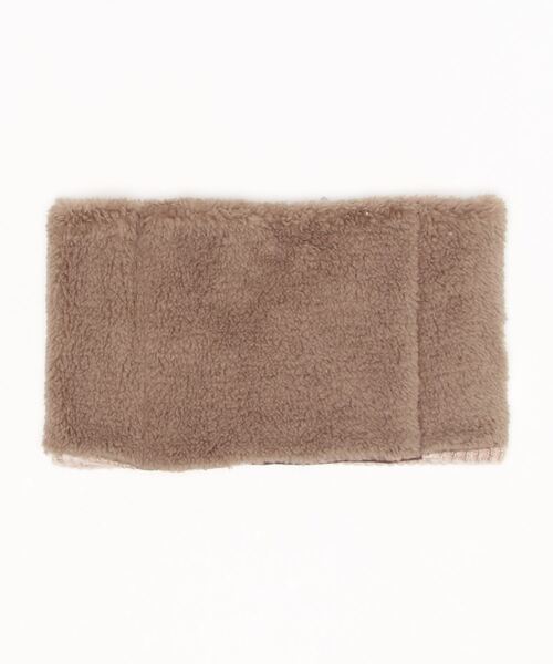 MAKE YOUR DAY(メイクユアデイ)の「リバーシブルネックウォーマー(ネックウォーマー/スヌード・キッズ・ブラック/ブラウン/カーキ/ピンク・FREE)」の18枚目の写真