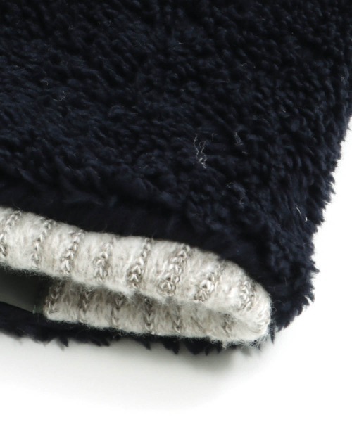 MAKE YOUR DAY(メイクユアデイ)の「リバーシブルネックウォーマー(ネックウォーマー/スヌード・キッズ・ブラック/ブラウン/カーキ/ピンク・FREE)」の15枚目の写真