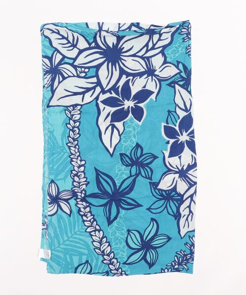 Kahiko(カヒコ)の「【Kahiko】プルメリアビーチパレオ(ストール/ショール・レディース・レッド/ブルー/ミント・FREE)」の3枚目の写真