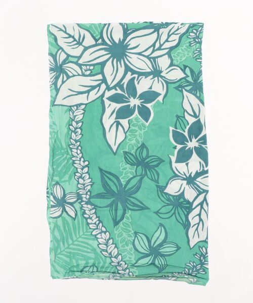 Kahiko(カヒコ)の「【Kahiko】プルメリアビーチパレオ(ストール/ショール・レディース・レッド/ブルー/ミント・FREE)」の2枚目の写真