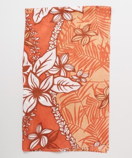 Kahiko(カヒコ)の「【Kahiko】プルメリアビーチパレオ(ストール/ショール・レディース・レッド/ブルー/ミント・FREE)」の5枚目の写真