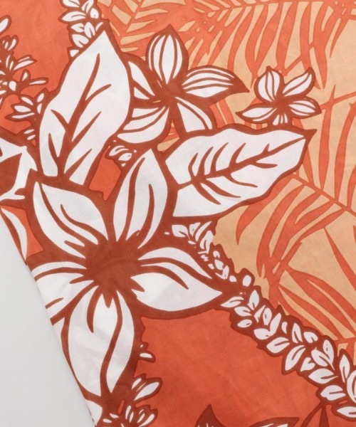 Kahiko(カヒコ)の「【Kahiko】プルメリアビーチパレオ(ストール/ショール・レディース・レッド/ブルー/ミント・FREE)」の8枚目の写真