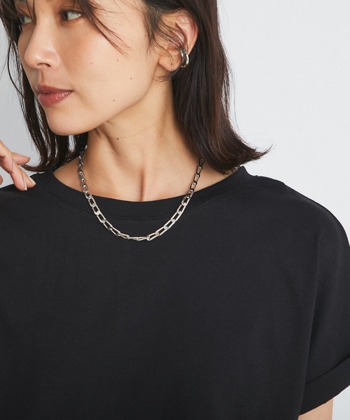 PHILIPPE AUDIBERT（フィリップ オーディベール）の「神山まりあさん着用アイテム/PHILIPPE AUDIBERT　シルバーフラットネックレス（ネックレス・レディース・シルバー・FREE）」の7枚目の写真