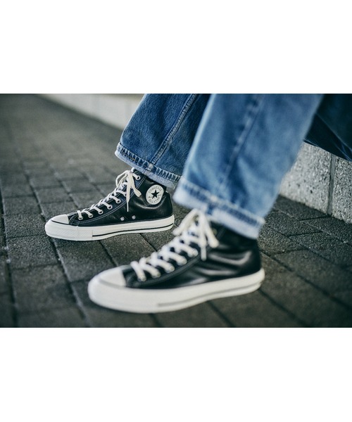 OLIVE GREEN LEATHER コンバース サイズ8 26.5 国内 5/16 発売】オールスターの次世代モデル「CONVERSE ALL