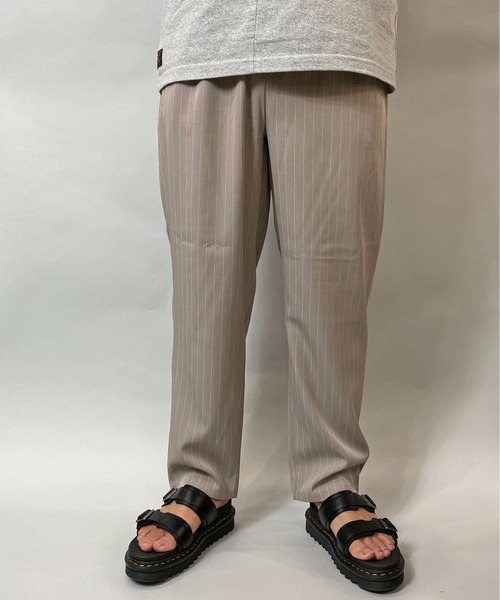 JACKROSE（ジャックローズ）の「JE-ピンストライプ・パンツ-2（スラックス・メンズ・ブラック/グレー/チャコール・S/M/L）」の2枚目の写真