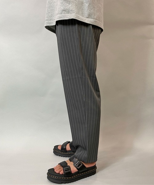JACKROSE（ジャックローズ）の「JE-ピンストライプ・パンツ-2（スラックス・メンズ・ブラック/グレー/チャコール・S/M/L）」の8枚目の写真