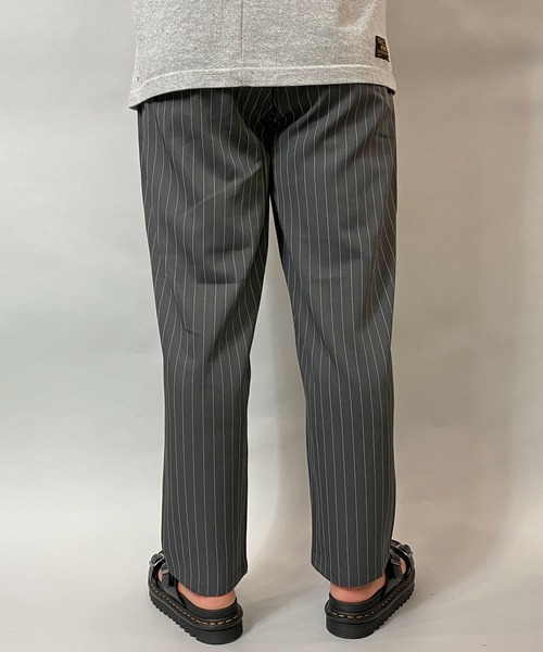 JACKROSE（ジャックローズ）の「JE-ピンストライプ・パンツ-2（スラックス・メンズ・ブラック/グレー/チャコール・S/M/L）」の9枚目の写真