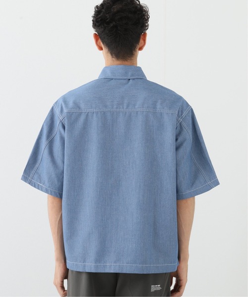 B.C STOCK（ベーセーストック）の「LAUNDRY WORKシャツ（シャツ/ブラウス・メンズ・ホワイト/ブルー系その他・MEDIUM/LARGE）」の18枚目の写真