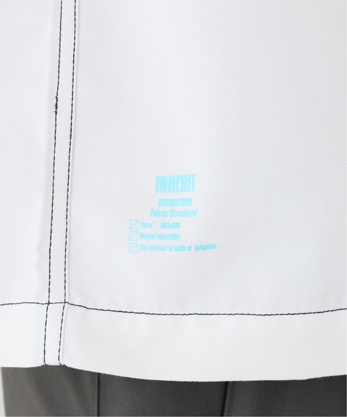 B.C STOCK（ベーセーストック）の「LAUNDRY WORKシャツ（シャツ/ブラウス・メンズ・ホワイト/ブルー系その他・MEDIUM/LARGE）」の3枚目の写真