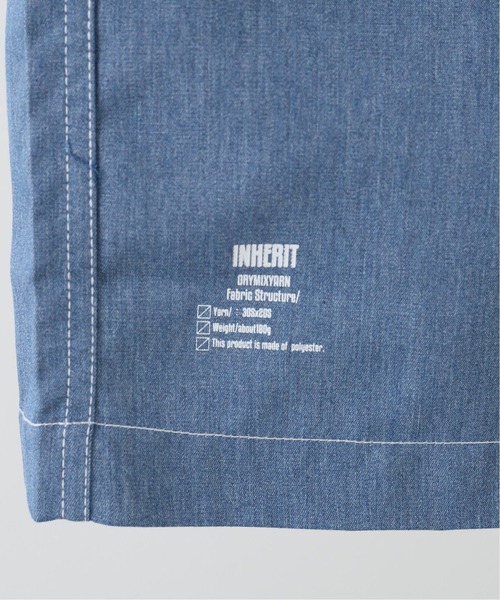 B.C STOCK（ベーセーストック）の「LAUNDRY WORKシャツ（シャツ/ブラウス・メンズ・ホワイト/ブルー系その他・MEDIUM/LARGE）」の4枚目の写真