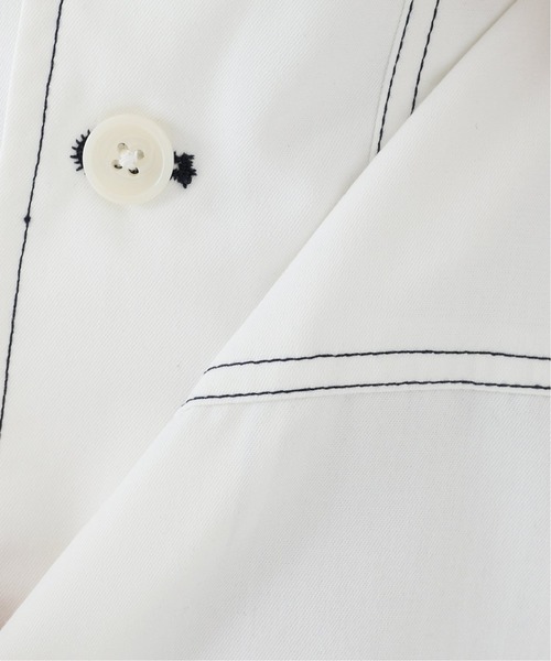 B.C STOCK（ベーセーストック）の「LAUNDRY WORKシャツ（シャツ/ブラウス・メンズ・ホワイト/ブルー系その他・MEDIUM/LARGE）」の8枚目の写真