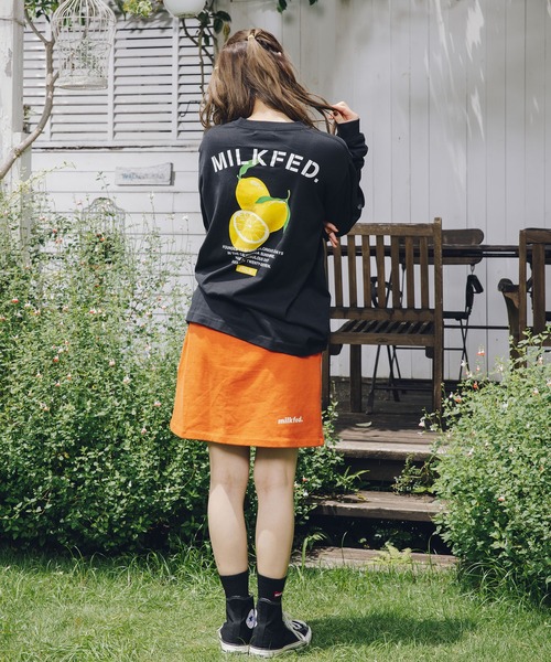 MILKFED.(ミルクフェド)の「LS TEE LEMON(Tシャツ/カットソー・レディース・ホワイト/ブラック・ONE SIZE)」の20枚目の写真