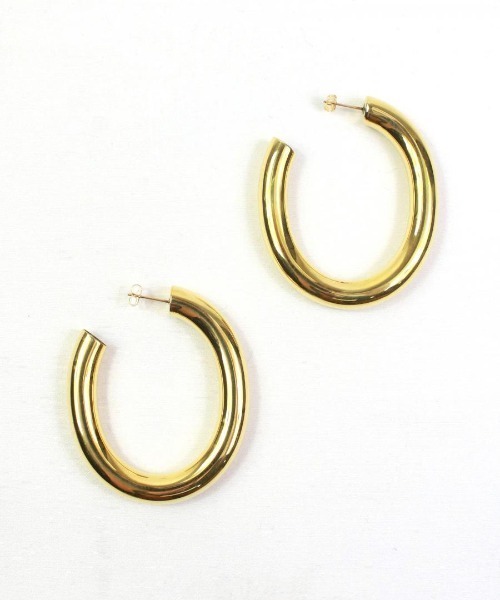 Laura Lombardi（ローラロンバルディ）の「CURVE EARRINGS（ピアス（両耳用）・レディース・ゴールド・ONE SIZE）」の3枚目の写真