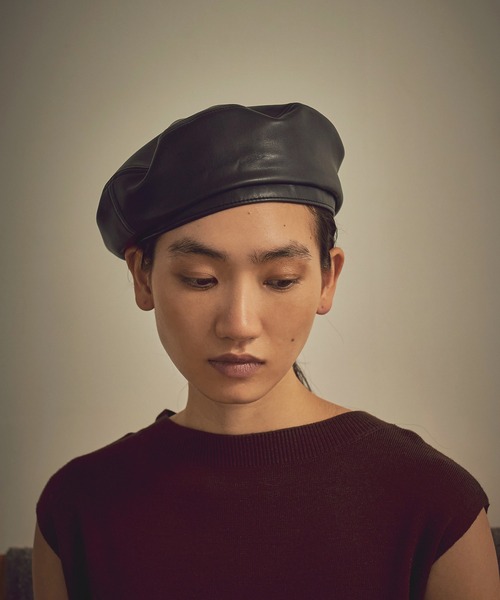 Marie Miller VEGAN LEATHER BERET (マリー 