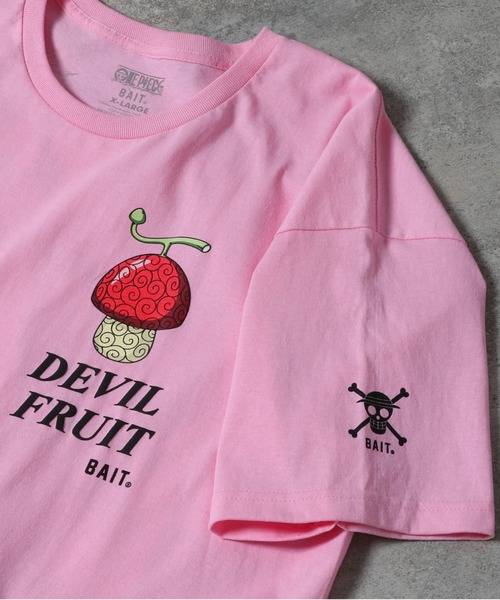 BAIT（ベイト）の「【2107_OPC】ONEPIECE DEVILFRUIT CHOP TEE 216-OPC-TEE-002（Tシャツ/カットソー・メンズ・ピンク/ホワイト・X-LARGE/MEDIUM/LARGE）」の8枚目の写真