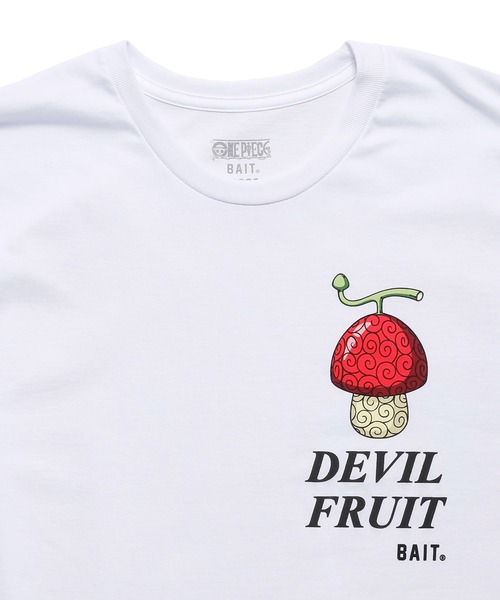 BAIT（ベイト）の「【2107_OPC】ONEPIECE DEVILFRUIT CHOP TEE 216-OPC-TEE-002（Tシャツ/カットソー・メンズ・ピンク/ホワイト・X-LARGE/MEDIUM/LARGE）」の4枚目の写真