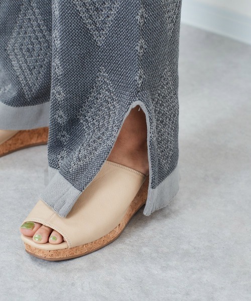 cepo（セポ）の「ジャガードニットイージーパンツ　※セットアップ可能（その他パンツ・レディース・ブルー/グレー・M）」の19枚目の写真