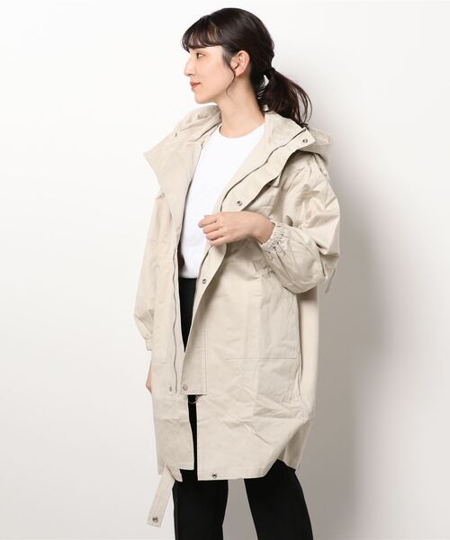 aimoha（アイモハ）の「帽子付け韓国風chicコート（モッズコート・レディース・ブラック/ベージュ/ブラウン系その他・SMALL/MEDIUM/LARGE）」の19枚目の写真