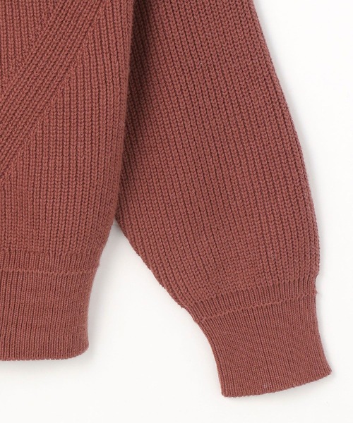 Grand PARK（グランドパーク）の「軽量ソフトニット（ニット/セーター・レディース・チャコールグレー/マスタード/トップグレー/レンガ・FREE）」の13枚目の写真