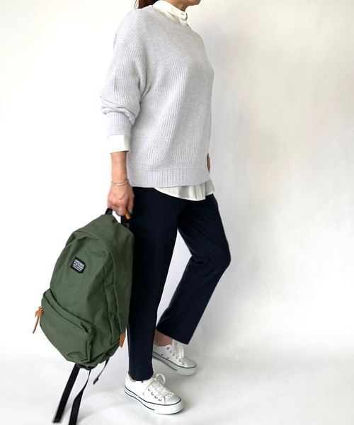 Grand PARK（グランドパーク）の「軽量ソフトニット（ニット/セーター・レディース・チャコールグレー/マスタード/トップグレー/レンガ・FREE）」の18枚目の写真