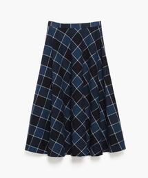 To b. by agnes b. | WR62 JUPE プレイドバイアスフレアスカート(スカート)
