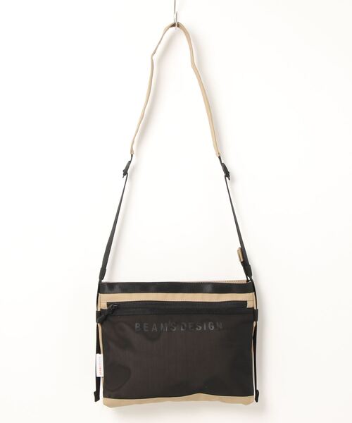 BEAMS DESIGN(ビームス デザイン)の「BEAMS DESIGN(ビームス デザイン) エラスティックメッシュ サコッシュバッグ(ショルダーバッグ・メンズ・ブラック/ネイビー/レッド/ベージュ/グレー/サンドベージュ/ライトグレー・FREE)」の4枚目の写真