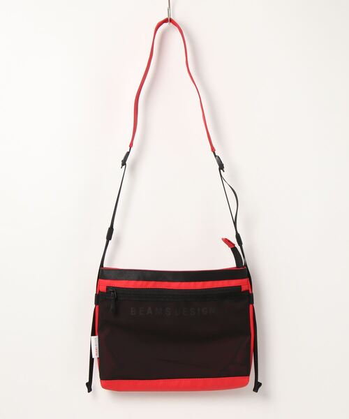BEAMS DESIGN(ビームス デザイン)の「BEAMS DESIGN(ビームス デザイン) エラスティックメッシュ サコッシュバッグ(ショルダーバッグ・メンズ・ブラック/ネイビー/レッド/ベージュ/グレー/サンドベージュ/ライトグレー・FREE)」の7枚目の写真