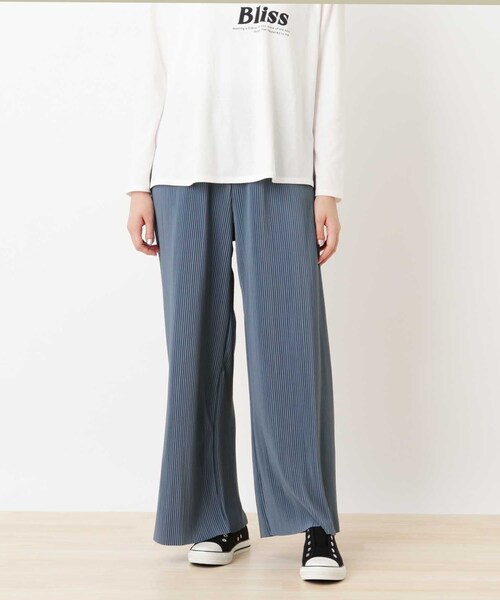 Cutie Blonde（キューティーブロンド）の「◆【S-L】カラープリーツカットパンツ（その他パンツ・レディース・ブラック/ブルー/ブラウン系その他/ナチュラル/キャメル/ピンク系・01/02/03）」の5枚目の写真