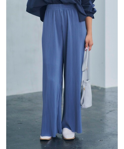 Cutie Blonde（キューティーブロンド）の「◆【S-L】カラープリーツカットパンツ（その他パンツ・レディース・ブラック/ブルー/ブラウン系その他/ナチュラル/キャメル/ピンク系・01/02/03）」の21枚目の写真