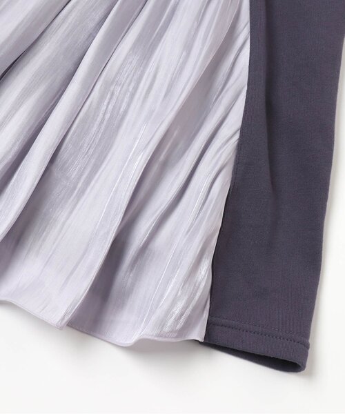 apres les cours(アプレレクール)の「バックシャンリボンワンピース(ワンピース・キッズ・ラベンダー/チャコール/ベージュ・130/140/80/90/110/120/100)」の19枚目の写真