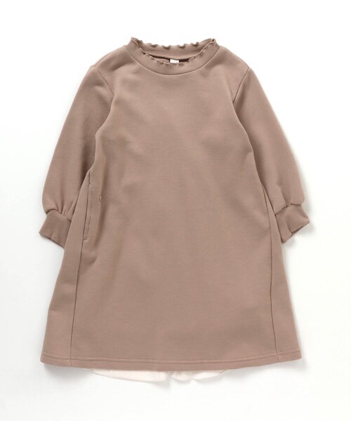 apres les cours(アプレレクール)の「バックシャンリボンワンピース(ワンピース・キッズ・ラベンダー/チャコール/ベージュ・130/140/80/90/110/120/100)」の11枚目の写真