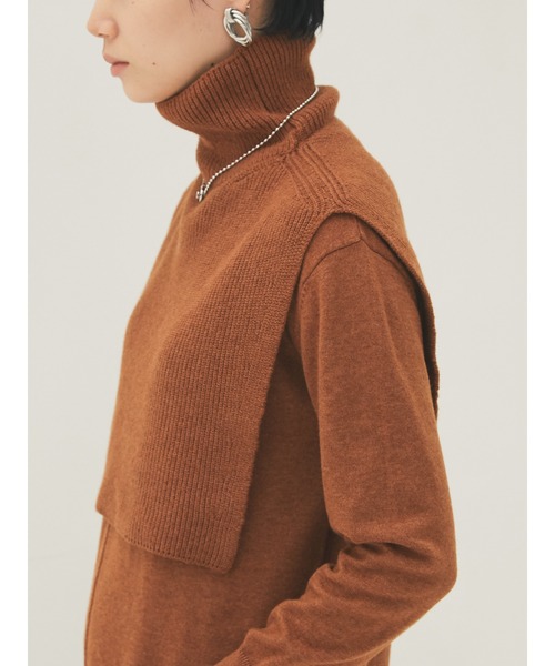 armonia(アルモニーア)の「armonia・タートルベストセットワンピース*(ワンピース・レディース・ブラウン/グレー・FREE)」の8枚目の写真