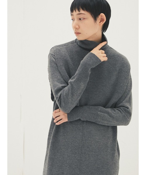 armonia(アルモニーア)の「armonia・タートルベストセットワンピース*(ワンピース・レディース・ブラウン/グレー・FREE)」の12枚目の写真