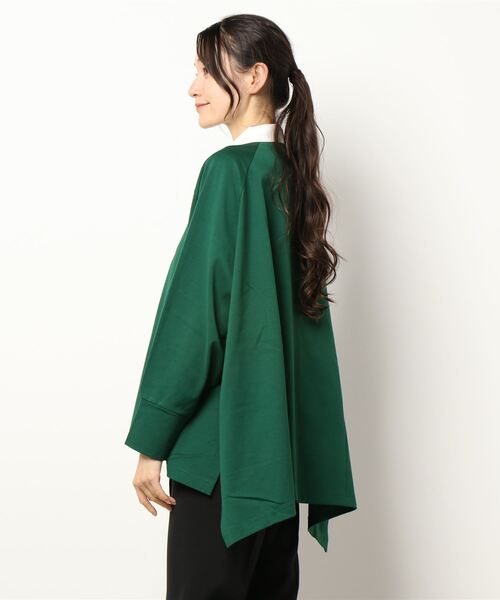 collex（コレックス）の「ビッグラガーシャツ（Tシャツ/カットソー・レディース・ダークベージュ/グリーン・フリー）」の3枚目の写真