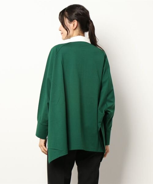 collex（コレックス）の「ビッグラガーシャツ（Tシャツ/カットソー・レディース・ダークベージュ/グリーン・フリー）」の4枚目の写真