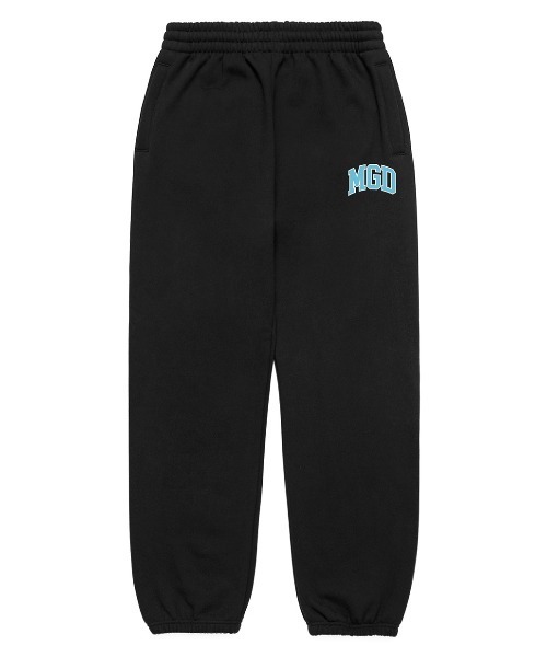 MAHAGRID（マハグリッド）の「【mahagrid】MGD COLLEGE SWEATPANT / マハグリッド MGD カレッジ ロゴ スウェットパンツ / セットアップ対応（スウェットパンツ・メンズ・ブラック/グレー/ネイビー・SMALL/MEDIUM/LARGE）」の2枚目の写真