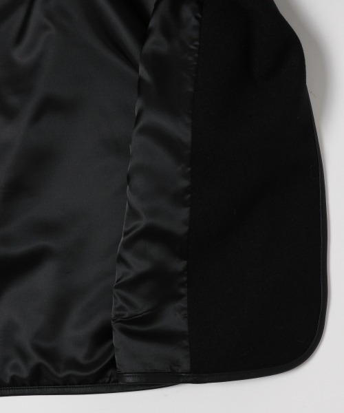 LOWRYS FARM（ローリーズファーム）の「ウールライクエリツキコート　952599（ノーカラーコート・レディース・ブラック/ブラウン/アイボリー・FREE）」の15枚目の写真