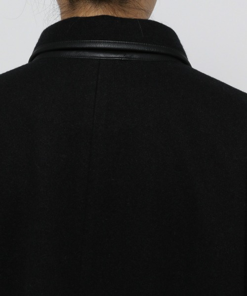 LOWRYS FARM（ローリーズファーム）の「ウールライクエリツキコート　952599（ノーカラーコート・レディース・ブラック/ブラウン/アイボリー・FREE）」の19枚目の写真