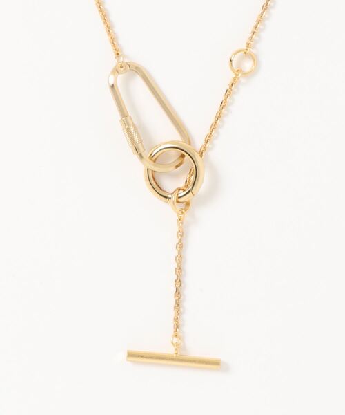 sea,ds mara(シーズマーラ)の「【Sea’ds mara】Carabiner motif necklece(ネックレス・レディース・シルバー/ゴールド・FREE)」の2枚目の写真