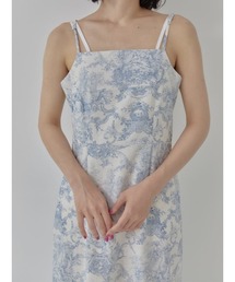 art print cami dress
